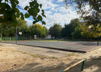 Ремонт баскетбольно-волейбольной площадки на территории МБОУ Школа № 105