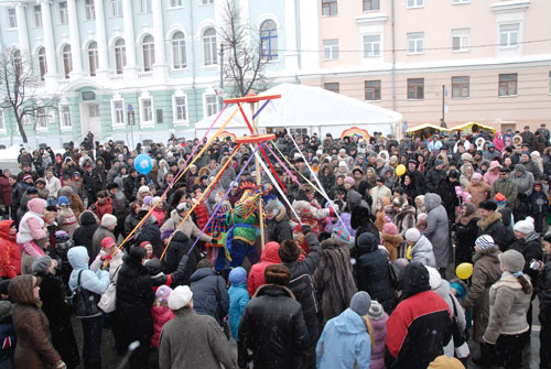 ПРОВОДЫ РУССКОЙ ЗИМЫ, 6 МАРТА, ПЛОЩАДЬ МИНИНА, МАСЛЕНИЦА