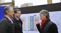 Выездное совещание на месте строительства жилых домов по ул.маршала Казакова-25.10.13г
