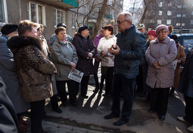 Алексей Гойхман отметил активность жителей Гордеевки