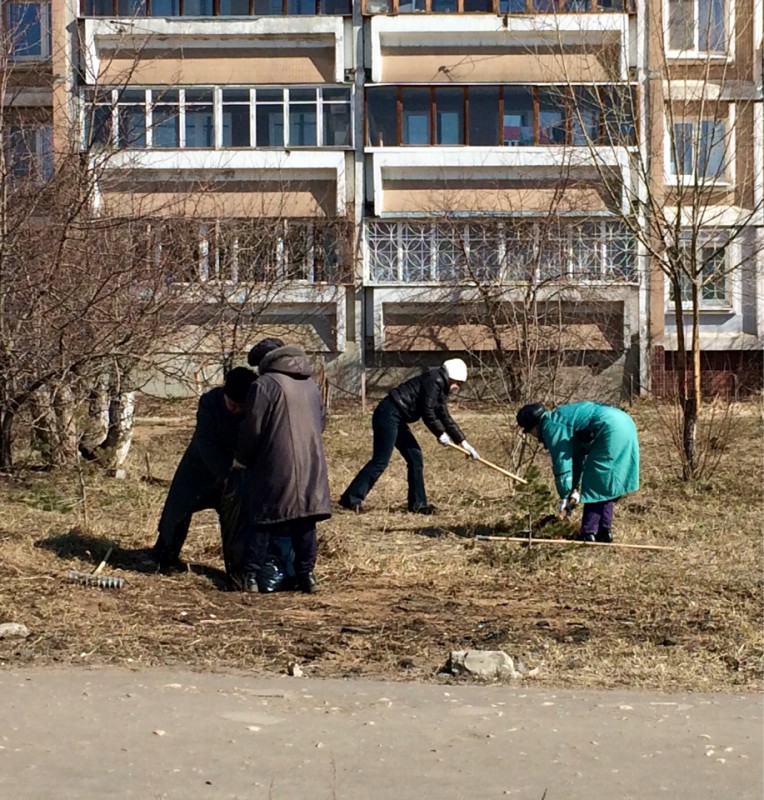 Игорь Тюрин принял активное участие в субботниках в микрорайоне Мещерское озеро