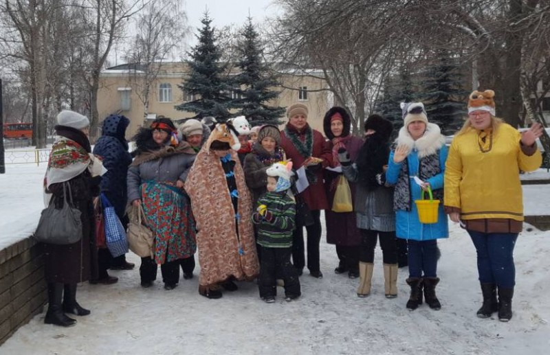 Веселая коляда в ТОС поселка Комсомольский