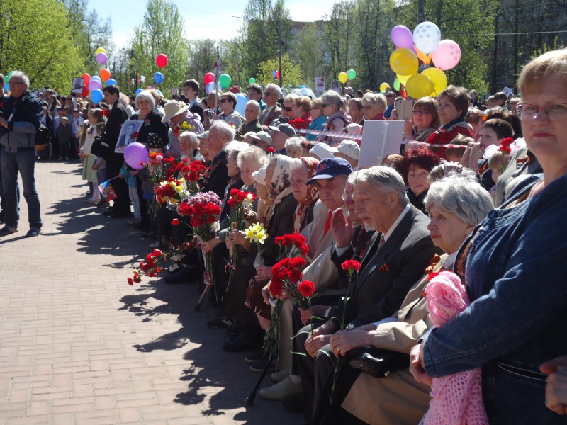 Торжественный митинг у обелиска Славы прошёл в Московском районе