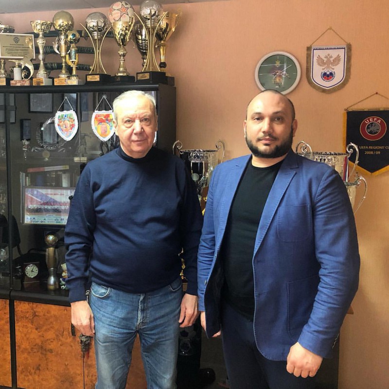 Владимир Поддымников-Гордеев обсудил с президентом Федерации футбола развитие дворового футбола в городе