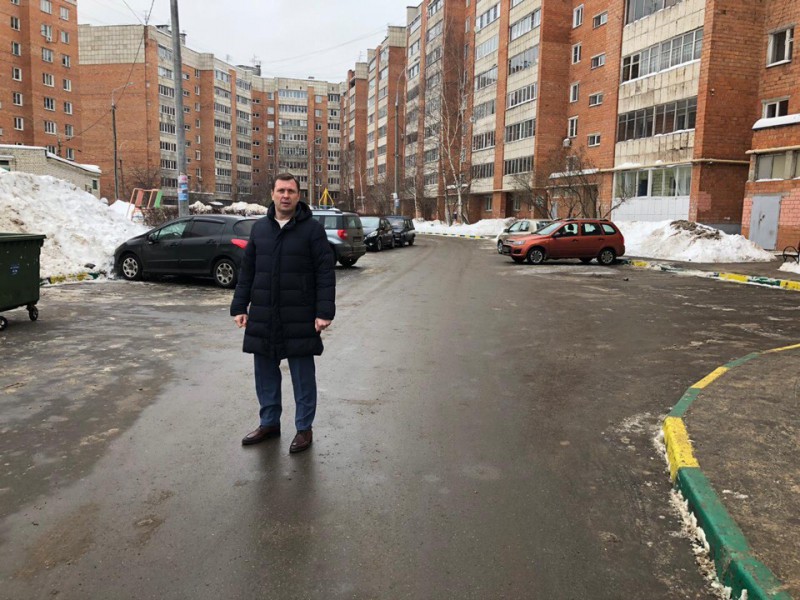 Станислав Прокопович проверил качество уборки снега в Московском районе