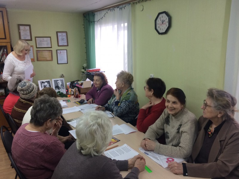 В ТОС Нартова прошла литературно-музыкальная гостиная, посвященная творчеству Бориса Мокроусова