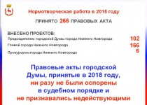 «Правовые акты городской Думы, принятые в 2018 году, ни разу не были оспорены в судебном порядке», - Дмитрий Барыкин