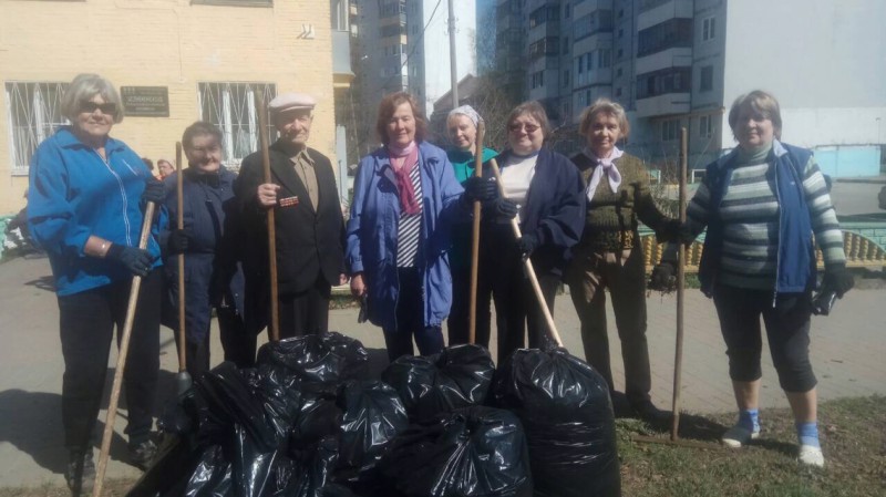 В ТОС поселков Новый и Кооперативный активистами проведен субботник