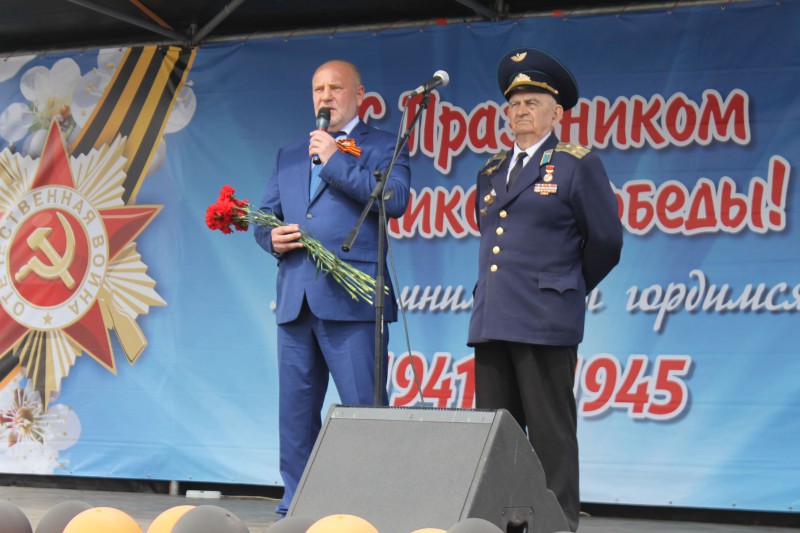 В Ленинском районе состоялся праздник, посвященный 74-й годовщине Великой Победы