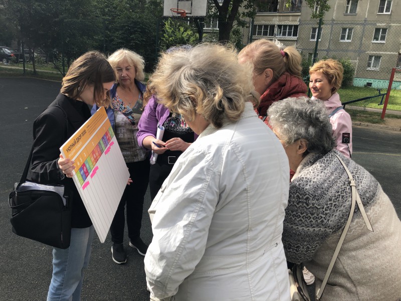 В ТОС Сормовского района проводятся встречи с жителями по реализации проекта «Уютный двор»