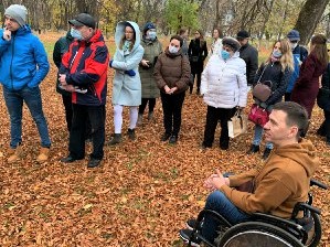 Роман Пономаренко принял участие в обсуждение проекта благоустройства Парка Славы