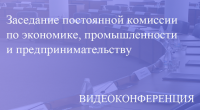 Прямая трансляция заседания постоянной комиссии по экономике, промышленности и предпринимательству 07.12.2020