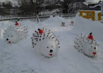 В ТОС микрорайона «Орджоникидзе» объявлен конкурс зимней скульптуры