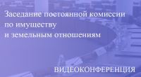 Прямая трансляция заседания постоянной комиссии по имуществу и земельным отношениям 11.02.2021