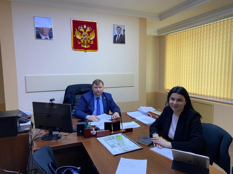 Мария Самоделкина провела рабочее совещание с главой Канавинского района