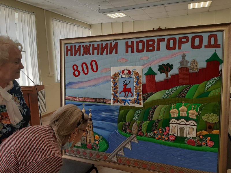 В Московском районе состоялась презентация панно «Нижнему Новгороду — 800 лет»