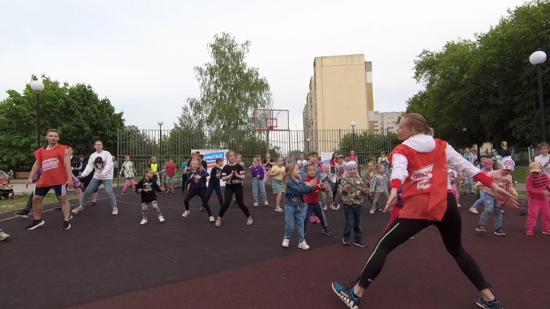 Спортивная акция «Открытые тренировки» в ТОС микрорайона «Березовский»