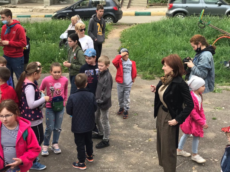 Оксана Дектерева приняла участие в праздновании Дня защиты детей