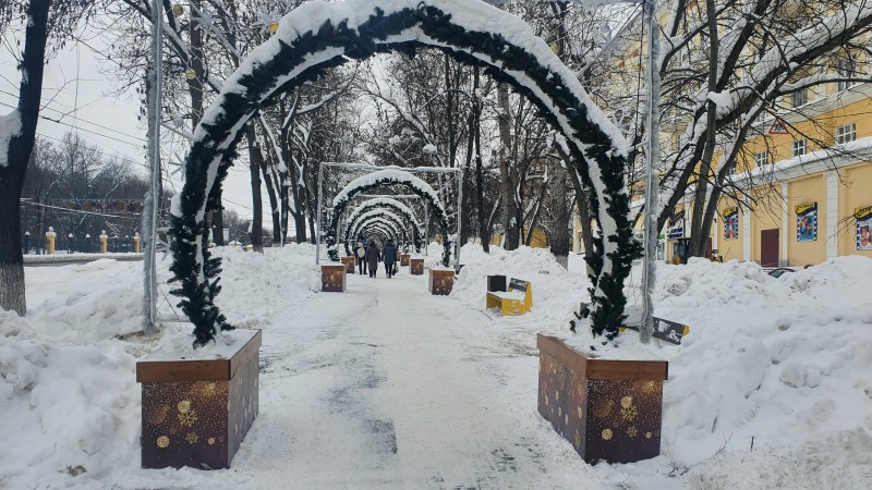Бульвар на проспекте Гагарина