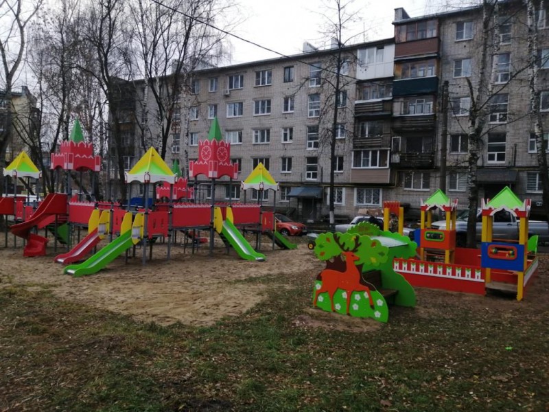 Детская площадка на улице Козицкого