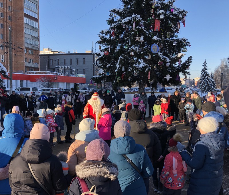 Реализация проекта «Новогодний двор чудес» на территории Сормовского района