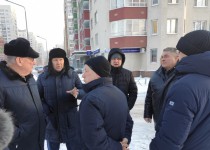 Депутаты городской Думы проверили качество уборки дворовых территорий от снега в трех районах Нижнего Новгорода