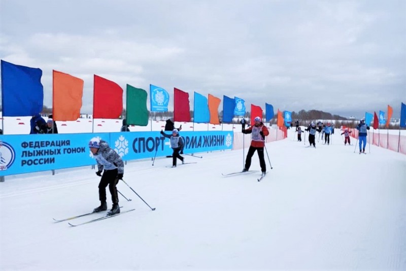 Владимир Поддымников-Гордеев принял участие в открытии Всероссийской массовой гонки «Лыжня России – 2022»