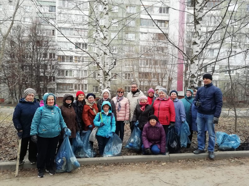 Ольга Балакина приняла участие в общегородском субботнике