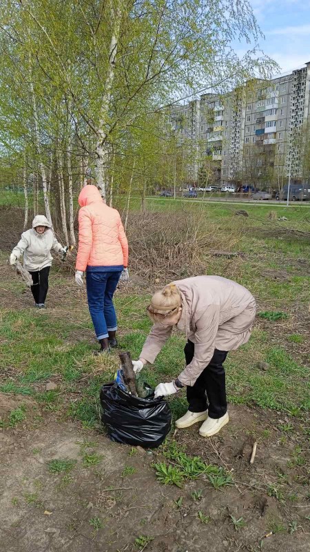 Субботник на ул. Пермякова