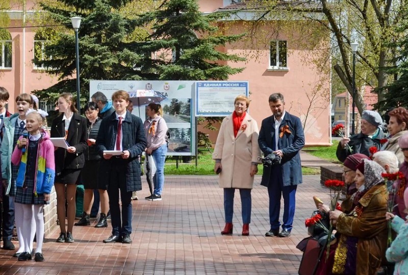 Сергей Пляскин принял участие в торжественном митинге, посвященном 77-й годовщине Победы