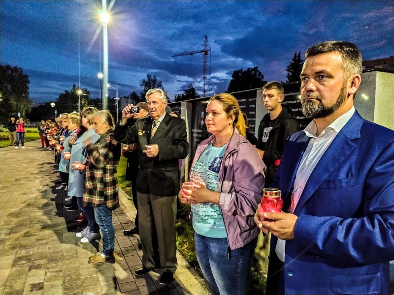 Сергей Пляскин принял участие в акции «Свеча памяти» в Сормове