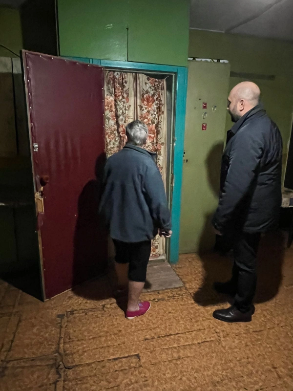 Владимир Поддымников-Гордеев оказал помощь одиноко проживающей пенсионерке