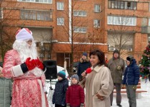 Жанна Скворцова поздравила жителей микрорайона «Горьковский» с наступающим Новым годом