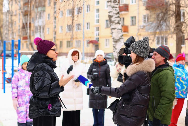 Праздники «Новый год в каждый двор» проходят в Нижнем Новгороде при поддержке Марии Самоделкиной