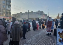 Проект «Новый год в каждый двор» в ТОС поселка Светлоярский и 7-го микрорайона и ТОС поселка Комсомольский