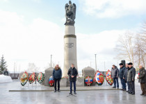 Николай Сатаев принял участие в митинге, посвященном 34-й годовщине вывода Советский войск из Афганистана