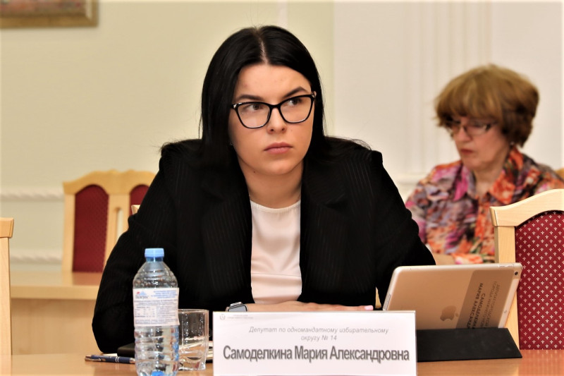 Мария Самоделкина отчиталась перед жителями избирательного округа №14 Канавинского района