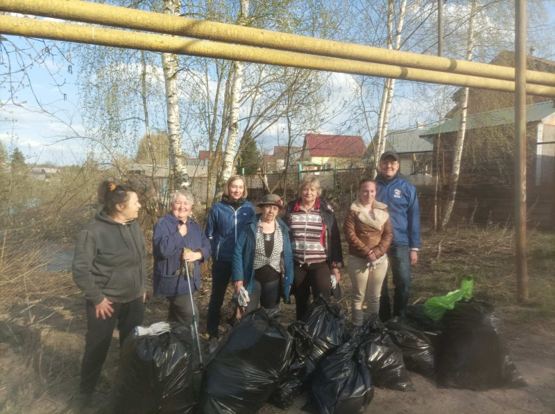 Очередной субботник в ТОС поселка Копосово