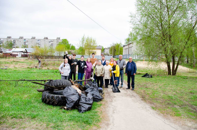 Субботник в ТОС поселка Комсомольский