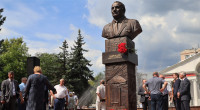 Открытие памятника-бюста Омари Шарадзе