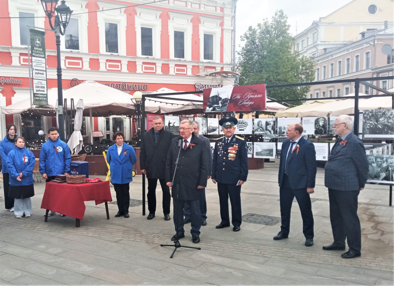 Николай Сатаев принял участие в открытии выставки «На крыльях Победы»