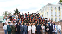 Вручение аттестатов выпускникам Нижегородской кадетской школы